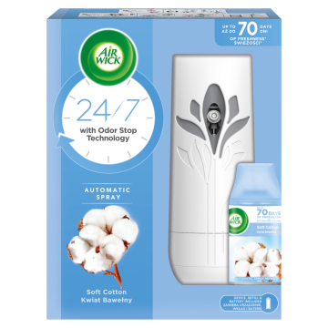 shumee Polnilo za avtomatski osvežilec zraka Air Wick in cvet bombaža 250 ml
