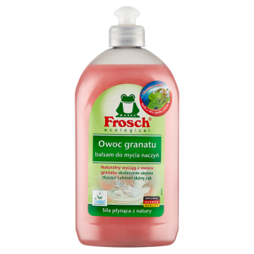 shumee Frosch ekološki balzam za pomivanje posode z granatnim jabolkom 500 ml