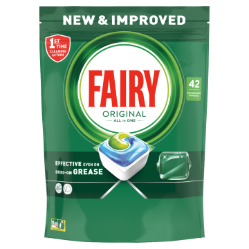 shumee Fairy Original Regular tablete za pomivalni stroj vse v enem, 42 kapsul