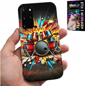 shumee OVITEK ZA SAMSUNG GALAXY S20 PLUS - ROCK DRUMS ROCK & ROLL + FILM