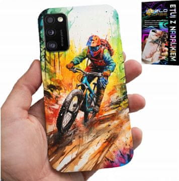 shumee OVITEK ZA SAMSUNG GALAXY A41 - STEKLEN ZA GORSKA KOLESA, EKSTREMNE ODPRAVE