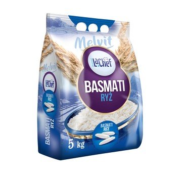 shumee Riž basmati La Chef 5 kg - idealen za indijske jedi in zdravo prehrano