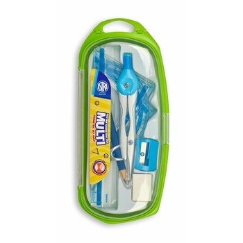 shumee ASTRA Multi Geometric Set - šestilo, ravnilo, komplet kotnikov, za šolo in dom