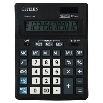 shumee Kalkulator Citizen Cdb1201-Bk