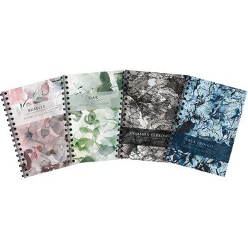 shumee Zvezek Shades B5 120K kvadratnega formata, ovitek iz polipropilena, zgornji del 2000