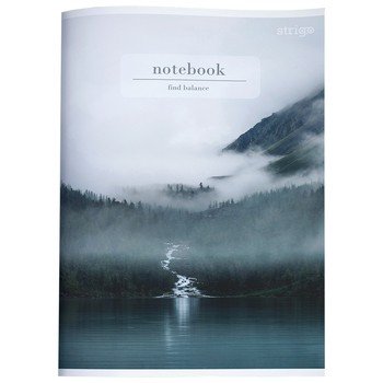 shumee Zvezek Strigo Nature A5, 60 listov z mrežo