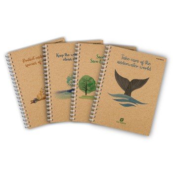 shumee Zvezek Go Green A4 80K z zgornjimi robovi 2000