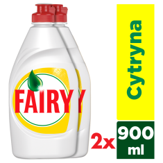 shumee Fairy Lemon - Tekočina za pomivanje posode 2x900ml - Čistilna moč in svež vonj