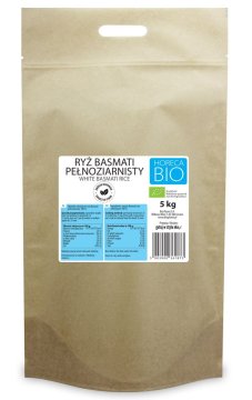 shumee Organski polnozrnati basmati riž 5 kg - Horeca