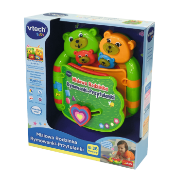 shumee Plišaste igrače Medvedja družina za otroške pesmice VTech 60993