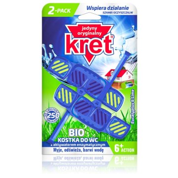 shumee GLOBAL COSMED GROUP - Kret BIO WC kocke 2x40g - limeta in evkaliptus