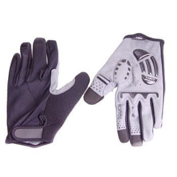 shumee Črno-sive kolesarske rokavice velikosti L/XL