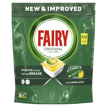 shumee Fairy Original All in One - 60 tablet za pomivalni stroj, vonj po limoni