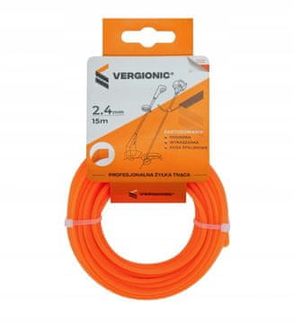 shumee Rezalna nitka 2,4 mm x 15 m kvadratna za motorne kose, vzdržljiva