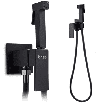 shumee Bide pipa, skrita bide pipa, pipa za stranišče, kopalniška pipa, črna