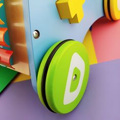 shumee Izobraževalni voziček-potiskalnica lesena hojica izobraževalni Montessori otroci