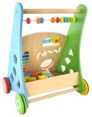 shumee Izobraževalni voziček-potiskalnica lesena hojica izobraževalni Montessori otroci