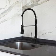 shumee Komplet kuhinjske pipe, premične, stoječe, pomivalnega korita, fleksibilnega izliva, perlatorja