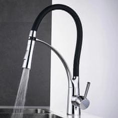 shumee Kuhinjska pipa z gibljivim izlivom za pomivalno korito in premičnim perlatorjem