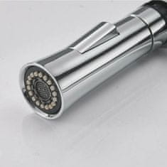 shumee Kuhinjska pipa z gibljivim izlivom za pomivalno korito in premičnim perlatorjem