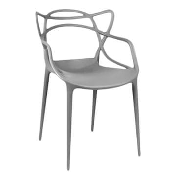 shumee Sodoben azurni fotelj mojstri - siv