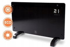 shumee Električni grelec GH-20E-APP črne barve