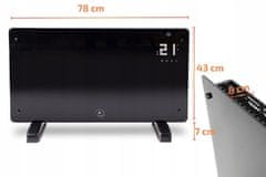 shumee Električni grelec GH-20E-APP črne barve