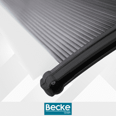 shumee Nadstrešek nad vhodnimi vrati, balkonska streha, okno, polikarbonat, siva, 150x100