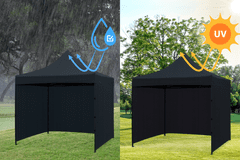 shumee Vrtni šotor, samosestavljiv komercialni paviljon, gazebo, streha 3x3m