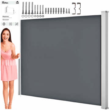 shumee Tenda za teraso, stranski pokrov, zaslon, rolo zavesa, terasa, balkon, paviljon, 300x200 GoGarden