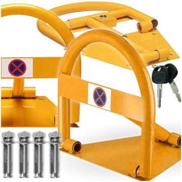 shumee Zložljiva parkirna ključavnica s ključno pregrado