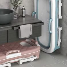 shumee Zložljiva vodoodporna kopalna kad XXL 152 cm roza