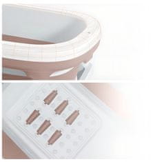 shumee Zložljiva vodoodporna kopalna kad XL 138 cm roza