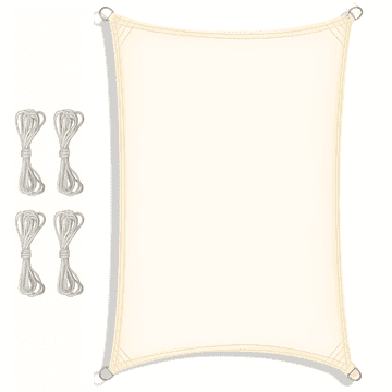 shumee sončno jadro 2x4 - krem