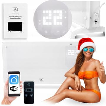 shumee Električni grelec GH-20E-APP bel