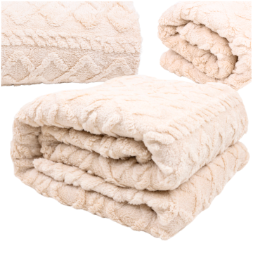 shumee SKANDINAVSKA ODEJA DEBELO PREGRIRALO TOPLA OBLEKA 160X200 CM DARILNA BEŽ