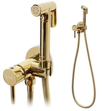 shumee Bide pipa vgradna bide pipa straniščna pipa kopalniška pipa zlata