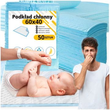 shumee Higienska vpojna blazinica 60x40 50 kosov