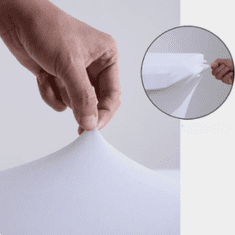 shumee Prt za banketno mizo, bel elastičen prt za obhajilo