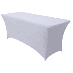 shumee Prt za banketno mizo, bel elastičen prt za obhajilo