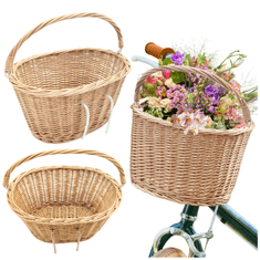 shumee Nosilec za pletene košare, košara za kolo za krmilo, prostoren in močan