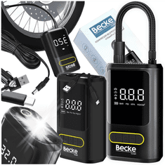 shumee Električna avtomobilska tlačilka za pnevmatike za kolesa, akumulatorski kompresor