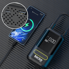 shumee Električna avtomobilska tlačilka za pnevmatike za kolesa, akumulatorski kompresor