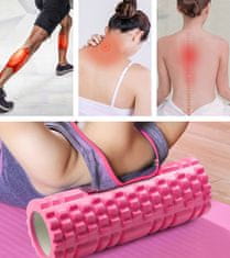 shumee Masažni valjček za hrbet z izboklinami, vadbeni valjček za telovadnico
