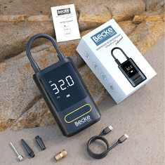 shumee Električna avtomobilska tlačilka za pnevmatike za kolesa, akumulatorski kompresor