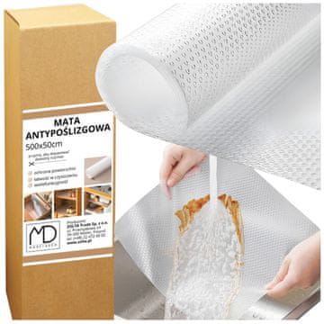 shumee Zaščitna podloga, protizdrsna, odporna proti madežem, podloga za rezanje, 500x50 cm