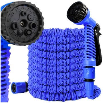 shumee 30 m raztegljiva vrtna cev, pištola za škropljenje, fleksibilna zložljiva cev