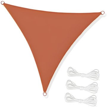 shumee Tenda jadro senčilo 4x4x4 trikotnik vodoodporna UV vrtna restavracija