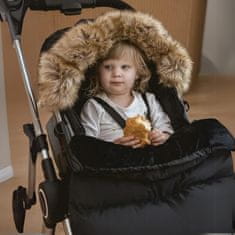 shumee Črna spalna vreča za dojenčka, črna torba, sani, sedež za voziček, povijalna vreča, velika