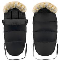 shumee Črna spalna vreča za dojenčka, črna torba, sani, sedež za voziček, povijalna vreča, velika